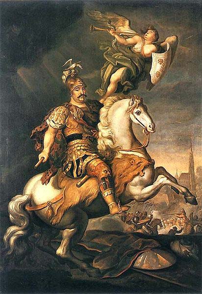 John III Sobieski at the Battle of Vienna.